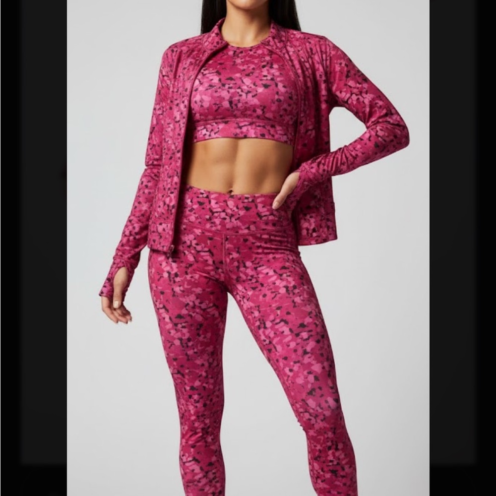 Max & Cleo Pink Patterned Leggings Set